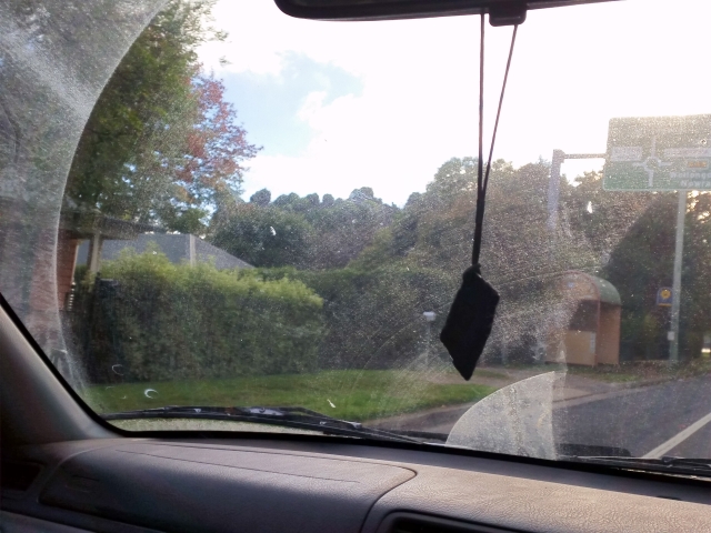 Boral cement dust covering vehicles in New Berrima daily