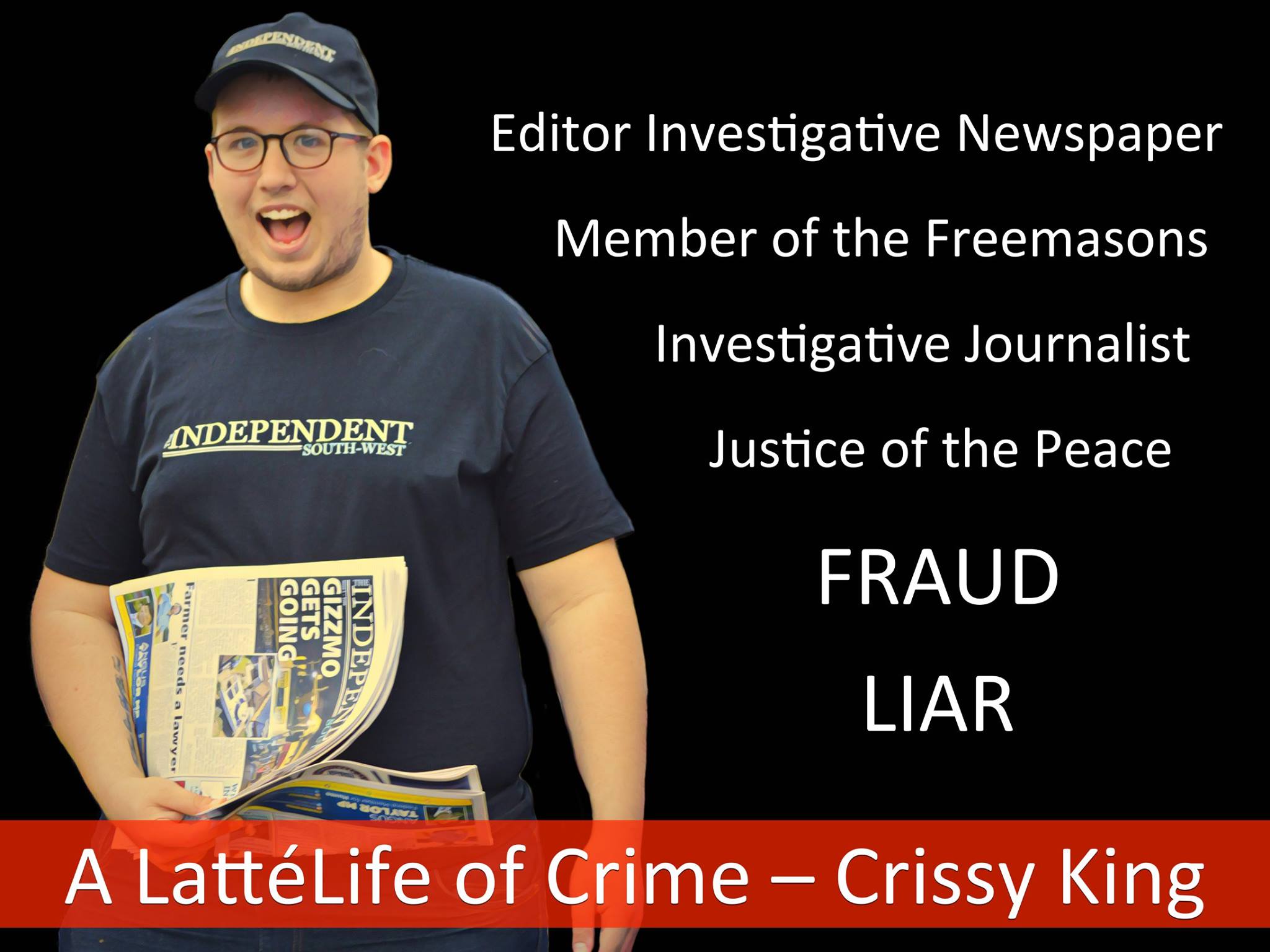 Cristian King The fraudulent editor of LattéLife newspaper.jpg