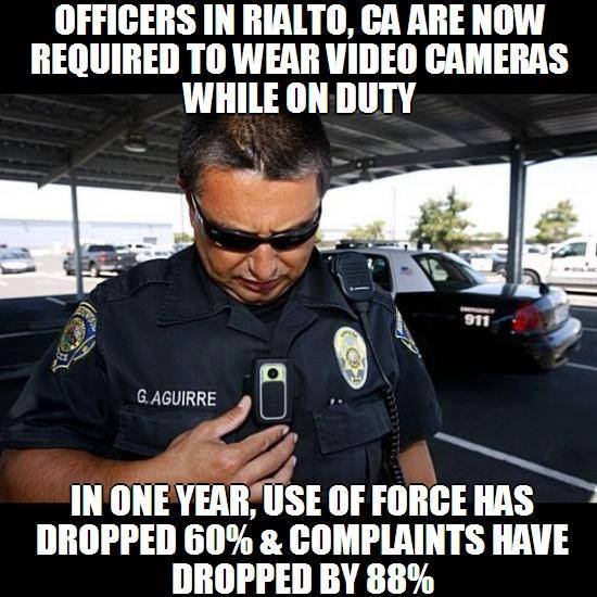Police required to wear video cameras on duty