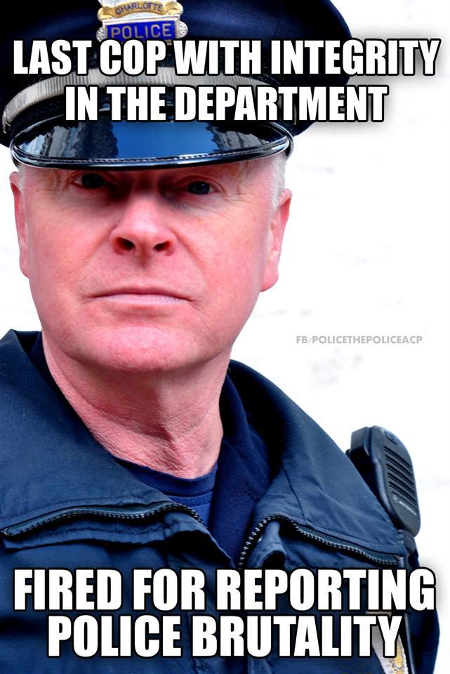 Last good Cop fired for reporting bad cops